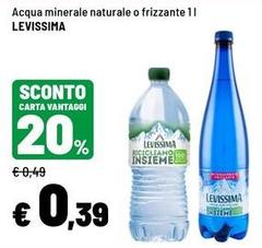Levissima - Acqua Minerale Naturale O Frizzante