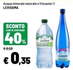 Levissima - Acqua Minerale Naturale O Frizzante